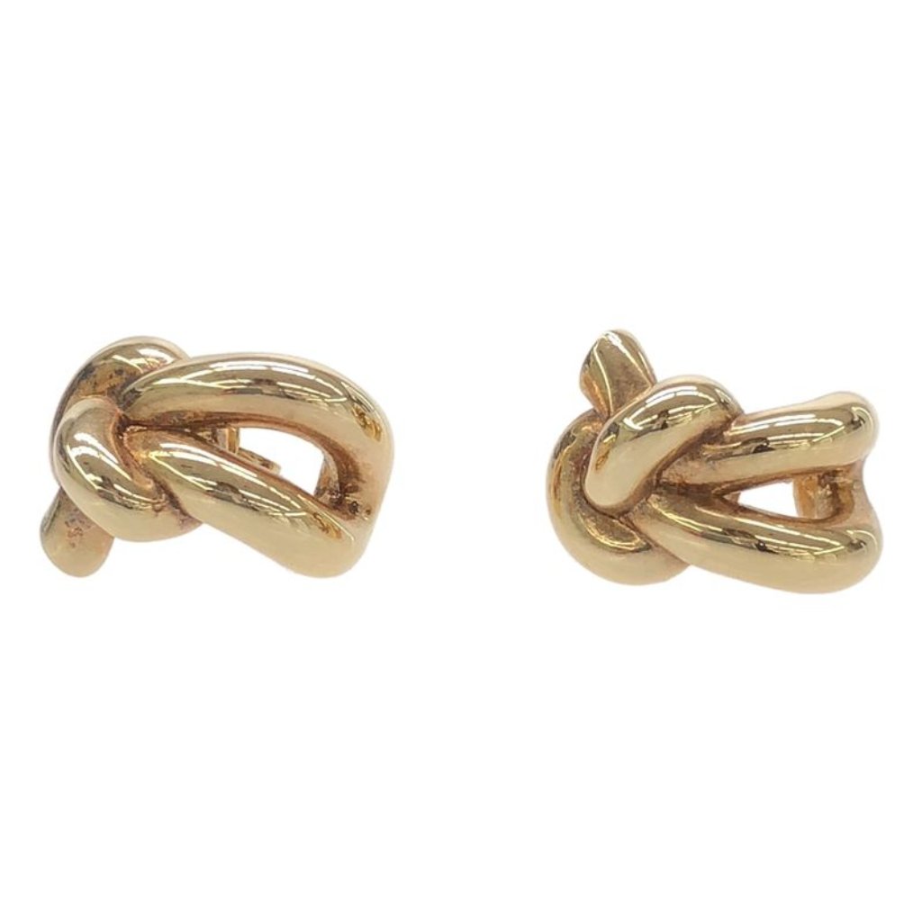 Bottega Veneta Knot Earrings Set Gold 820$